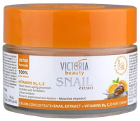 VICTORIA BEAUTY Snail Extract + Vitamins B5, C, E sejas krēms, 50 ml
