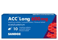 ACC LONG 600 mg effervescent tablets, 10 pcs.