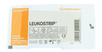 LEUKOSTRIP 6,4 mm x 102 mm brūču pārsējs, 5 gab.