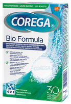 COREGA Bio Formula denture cleanser tablets, 30 pcs.