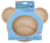 CANPOL BABIES Bear Beige šķīvis, 1 gab.