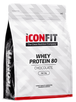 ICONFIT Whey Protein 80 - Chocolate pulveris, 1000 g