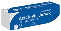 JONAX Aciclovir 50 mg/g krēms, 2 g