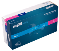 . Size S, nitrile, blue non-sterile gloves, 100 pcs.