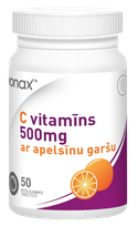 JONAX C Vitamin 500 mg pills, 50 pcs.