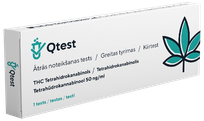 QTEST Cannabis (THC) rapid test, 1 pcs.