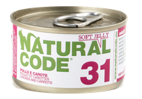 NATURAL CODE 31 Chicken And Carrots canned food for cats, 85 g