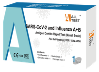 ALL TEST COVID-19 and influenza A+B Antigen Combo Rapid test, 1 pcs.