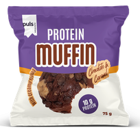 PULS NUTRITION Caramel & Chocolate proteīna mafins, 75 g