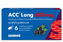ACC LONG 600 mg effervescent tablets, 6 pcs.