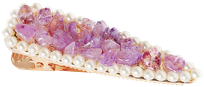 CRYSTALLOVE Amethyst заколка, 1 шт.