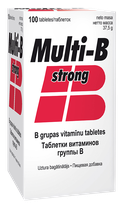VITABALANS Multi-B Strong tabletes, 100 gab.