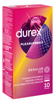 DUREX Pleasuremax prezervatīvi, 10 gab.