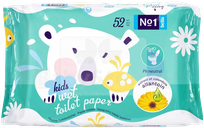 BELLA Kids moist toilet tissues, 52 pcs.