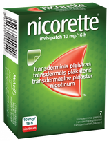 NICORETTE   Invisipatch10 mg/16h plāksteris, 7 gab.