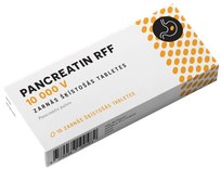 RFF Pancreatin 10000 V in the intestine, soluble pills, 10 pcs.