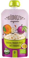 RŪDOLFS Манго, Маракуйя, Овсяная BIO 6+ каша, 110 г