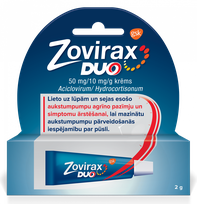 ZOVIRAX Duo 50 mg/10 mg/g krēms, 2 g