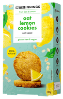 THE BEGINNINGS Lemon Oat  cookies, 80 g