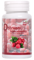 APTIEKAS PRODUKCIJA Dzērveņu Koncentrāts Ar C Un E Vitamīniem kapsulas, 60 gab.