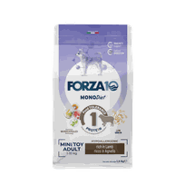 FORZA10 Monodiet Mini/Toy Adult Ar Jēru, Suņiem sausā barība, 1.5 kg