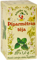 RŪĶĪŠU TĒJA Peppermint tea 1 g sachets, 20 pcs.