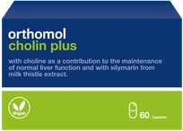 ORTHOMOL Cholin Plus kapsulas, 60 gab.