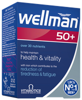 WELLMAN   50+ tabletes, 30 gab.