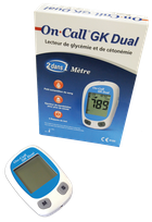 ON-CALL GK Dual Meter glikometrs, 1 gab.