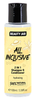 BEAUTY JAR 2in1 All Inclusive, Hydrating šampūns-kondicionieris, 100 ml