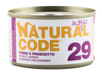 NATURAL CODE 29 Tuna And Ham canned food for cats, 85 g