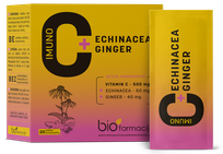 BIOFARMACIJA Imuno C+Echinacea+Ginger powder, 20 pcs.