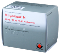 MILGAMMA  N 90 mg/ 40 mg/ 0.25 mg kapsulas, 100 gab.