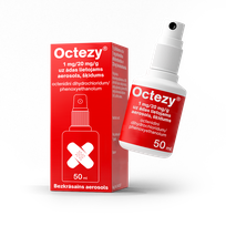 OCTEZY 1 mg/20 mg/g uz ādas lietojams šķīdums sprejs, 50 ml
