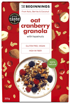 THE BEGINNINGS Auzu dzērveņu  granola, 200 g
