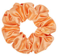 CRYSTALLOVE Peach Fuzz zīda matu gumija, 1 gab.