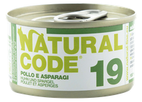 NATURAL CODE 18 Tuna And Ham canned food for cats, 85 g