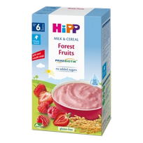HIPP Milk & Cereal Forest Fruits (6+) porridge, 250 g