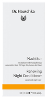 DR.HAUSCHKA Renewing Night kondicionieris ampulās, 10 gab.