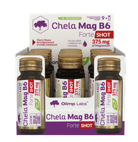 OLIMP LABS Chela - Mag B6 Forte Shot (25 ml) Cherry ampoules, 9 pcs.