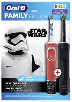 ORAL-B Vitality 100 + Star Wars KIDS Elektriskās Zobu Birstes komplekts, 1 gab.