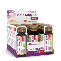 OLIMP LABS Chela - Mag B6 Forte Shot (25 ml) Orange ampoules, 9 pcs.