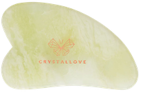 CRYSTALLOVE Gua Sha Jade massage plate, 1 pcs.