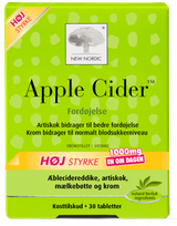 NEW NORDIC Apple Cider Mega Strenght tabletes, 30 gab.