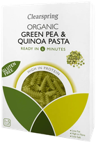 CLEARSPRING Organic Gluten Free Green Pea & Quinoa pasta, 250 g