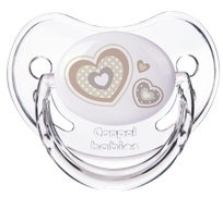 CANPOL BABIES Newborn 0-6m Ortodontisks Beige māneklītis, 1 gab.