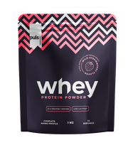 PULS NUTRITION Whey Protein Wild Strawberry Low Lactose pulveris, 1000 g