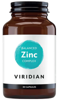 VIRIDIAN Balanced Zinc Complex kapsulas, 30 gab.