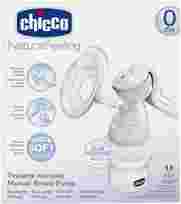 CHICCO Natural Feeling manuālais piena pumpis, 1 gab.