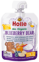 HOLLE Blueberry, apple and banana puree, 85 g